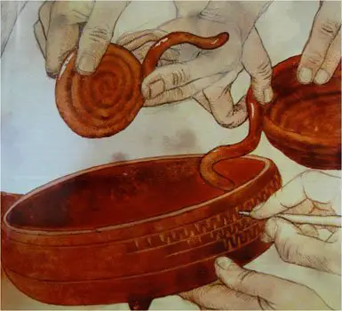 Pre-Columbian ceramic modeling